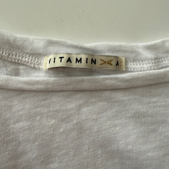 Vitamin A White Swim Cover Shirt Dress - XS - Picture 3 of 7